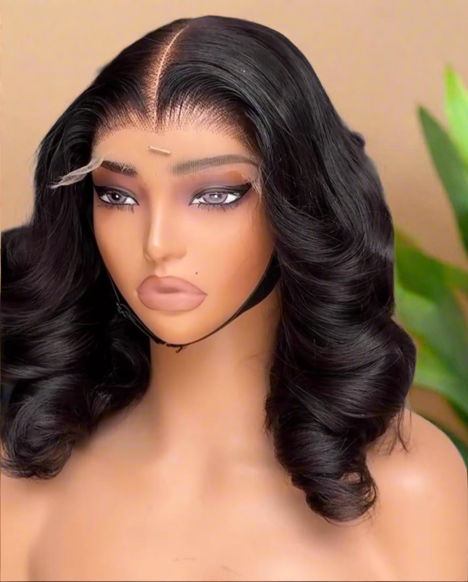 Limited Edition 18inch 5x5 Closure loose Bouncy Wig