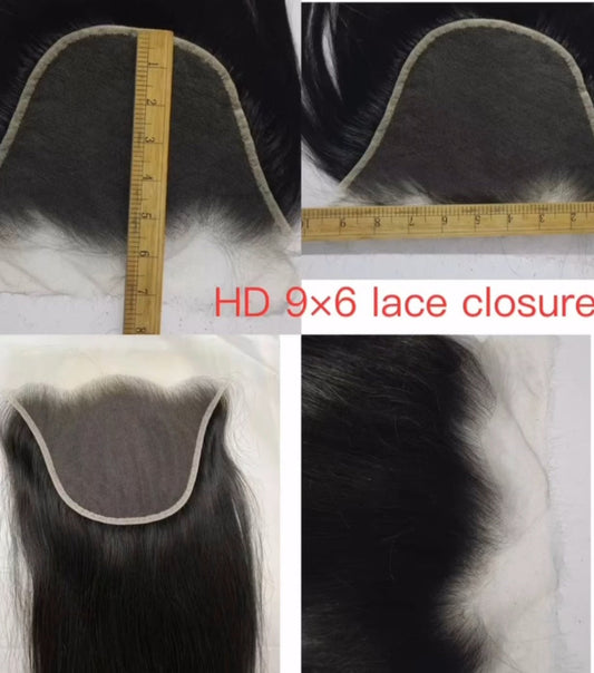 CLOSURES IN HD AND TRANSPARENT LACE, 2X6, 5X5, 9X6, 13X4, 13X6