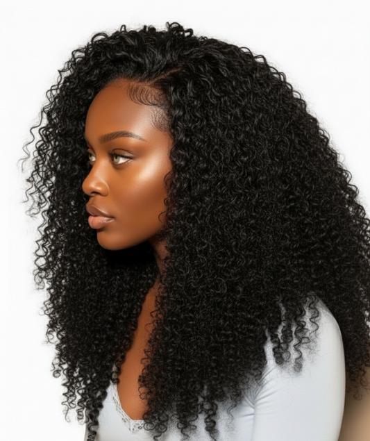 20inch Raw Hair Kinky Curly Custom Wig