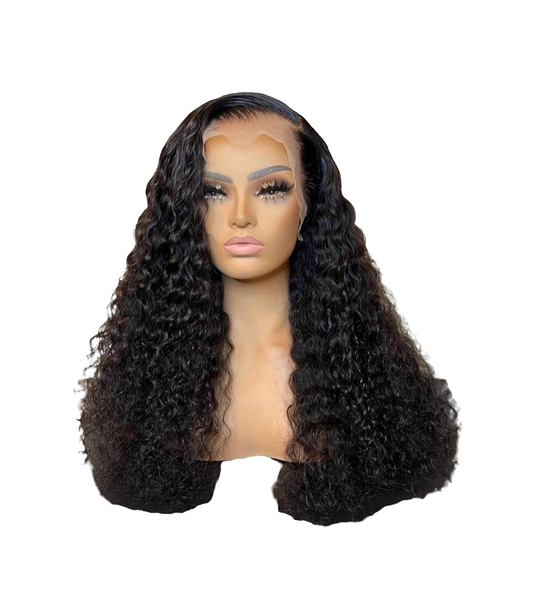 Niorkaya Royal 18inch SwissLace 13x6 Water waves Raw Hair Wig