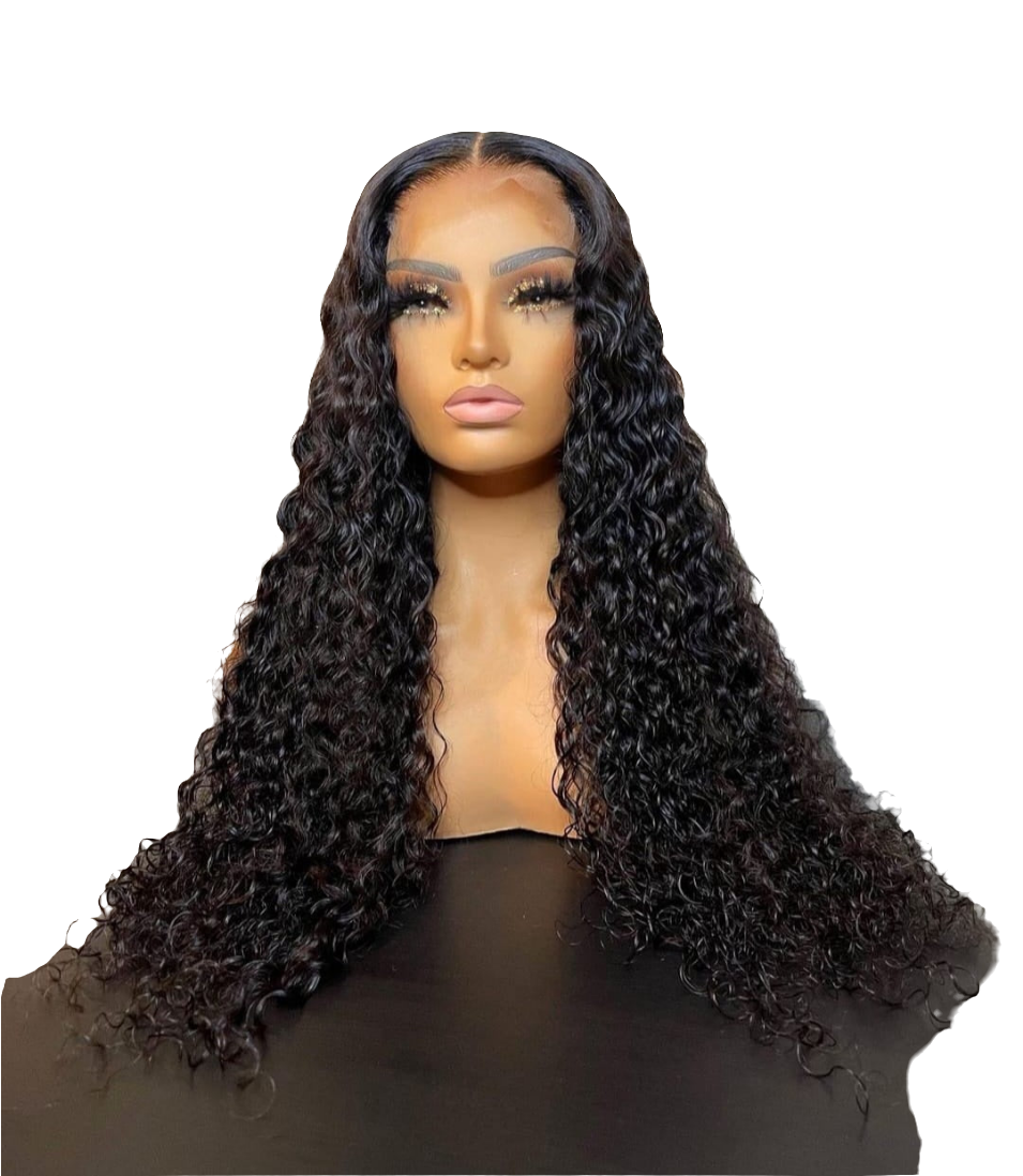 Niorkaya Royal 22inch 5x5 Swisslace Water waves Raw Hair