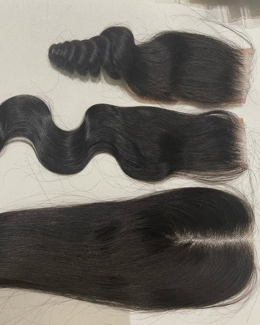 CLOSURES IN HD AND TRANSPARENT LACE, 2X6, 5X5, 9X6, 13X4, 13X6